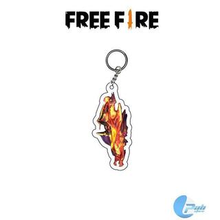 Free Fire - Gantungan Kunci Tema Senjata Berwarna-warni untuk Penggemar Game - gantung kunci ff sg ak ga