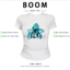 BOOM Áo Baby Tee Nữ Cotton Ôm Body-Áo Thun Ngắn Tay Y2K In Hình PhongCách Mùa Hè, Cổ Tròn Hàng Đầucách hàn quốc phong257