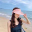 Quạt Sạc Mũ Chống Nắng Cho Nữ Vành Lớn Mở Top Chống Tia UV Làm Mát Di Động Mùa Hè Mũ Che Nắng