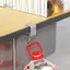 HL 1 / 2 / 4 cái 360° Móc bàn bằng thép xoay được - Lắp đặt không phá hủy, có thể tháo rời cho bàn làm việc văn phòng, ký túc xá trường học LMWU