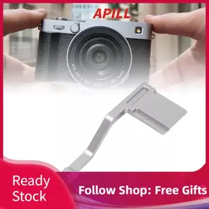 apill LICAEVEY Thumb Grip với Hot Shoe Cover cho X100VI / X100V X T50 Hợp kim nhôm Ergonomic Rest Camera Hand Dễ dàng cài đặt Phụ kiện chụp ảnh (Bạc)
