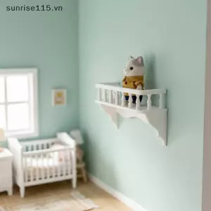 SSVN Nhà Búp Bê Mô Phỏng Lưu Trữ Ra 112 Cân Treo Tường Kệ Mini Sắp Xếp Phụ Kiện Để Trang Trí Cảnh.