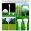100 Chiếc Tee Golf Bằng Gỗ - Tee Lâu Đài Kiểm Soát Chiều Cao Chuyên Nghiệp Có Thể Tái Sử Dụng