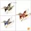 Thời Trang Sáng Tạo Kim Cương Giả Hummingbird Thổ Cẩm Dành Cho Nữ Quần Áo Áo Áo Phụ Kiện Quà Tặng Mới