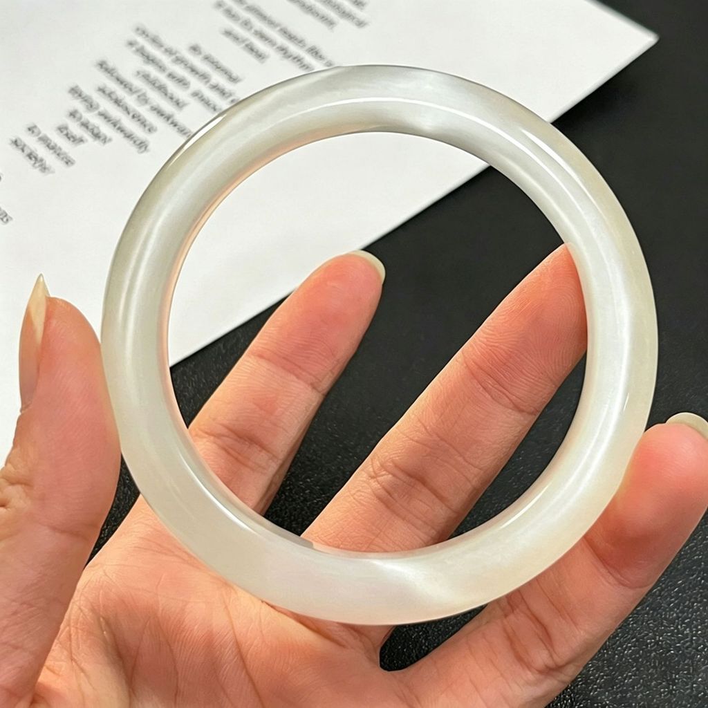 Vòng tay đá mắt mèo huỳnh quang Gradient