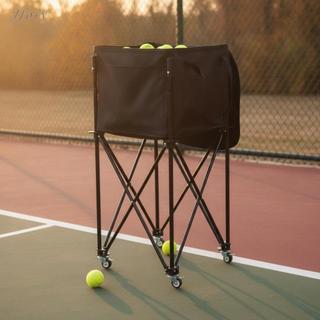 Xe đẩy bóng tennis Jfory có bánh xe Giỏ đựng đồ thể thao dung tích lớn Giá di động cho phụ kiện quần vợt để tập luyện