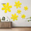 Linh hồn| Gương Tường Thiết Kế Hoa, 1 Bộ Gương Acrylic Phản Quang Ánh Sáng, Nhãn Dán Hoa Tăng Cường Khả Năng Cho Phòng Tối, Hoặc Hành Lang Hiện Đại