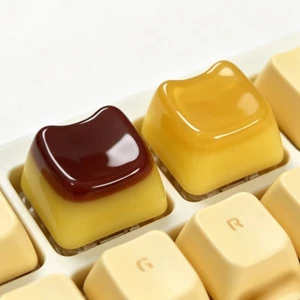 BTM Kitten Jelly Keycap DIY Cá Tính Hoạt Hình Keycap Thay Thế Đáy Keycap