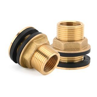 Khớp Nối Bồn Nước Đồng Thau Ren Ngoài Phi 21 Phi 27 Phi 34 Ốc Ép Bồn Nước Chống Rò Rỉ Bền Chắc