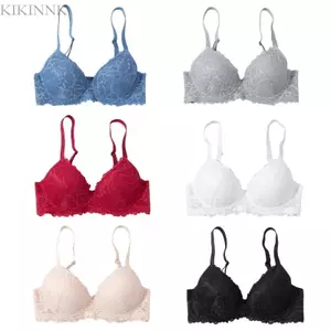 KIKIN Supportive Push Up Bra Lift Control Nylon Brassiere Mịn màng để mặc hàng ngày Thể thao