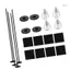 Car Fan Mounting Kit Automotive Radiator Fan Mount Zip Ties Mounting Tie Strap