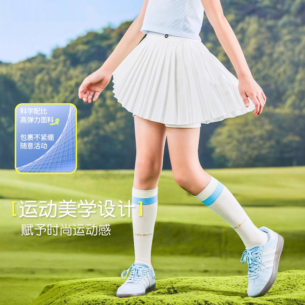 Bé Gái Mùa Hè Nhanh Khô Váy Ngắn Thể Thao Mùa Hè Culottes Bóng Thể Thao Váy Xếp Ly Thường Ngày
