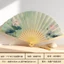 Mới Phong Cách Trung Quốc Quạt Gấp Bề Mặt Lụa Vũ Quạt Thanh Lịch Sườn Xám Hanfu Quạt Gấp Di Động Xé Không Xấu Quạt Gấp Cổ Điển Khiêu Vũ