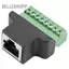 Belleshopp ZJchao 8 Pin Nữ Chuyển đổi Ethernet RJ45 sang Đầu vít Đầu nối Bộ chuyển đổi DVR kỹ thuật số CCTV Thích hợp cho Giao diện Mạng Tính năng: và