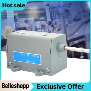 Belleshopp Bộ đếm cơ khí có thể đặt lại bằng tay Bộ đếm hành trình kéo tay 5 chữ số cho các máy in thông dụng