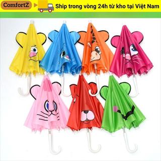 Ô dù trẻ em COMFORTZ, Mô hình tai Búp bê dài tay cho bé Đồ đi mưa, Phim hoạt hình nhiều màu dễ thương Họa tiết sáng tạo Ô trẻ em 1-3 tuổi