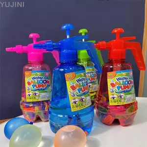 Máy bơm bong bóng nước YUJINI, Đồ chơi nước bể bơi cát dung tích lớn Máy bơm bong bóng bom nước không khí, Bong bóng niêm phong tự động Dễ dàng lấp đầy hoạt động ngoài trời Bộ phụ nước cho trẻ em