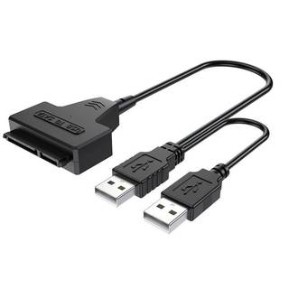 Queenten SATA Cáp Cho Laptop SSD 2.5 Inch Để Bàn HDD Bên Ngoài Ổ Cứng USB 2.0 Adapter Có Cổng Nguồn Cho Hệ Điều Hành, Cho Windwos QT
