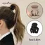 AqToCna 5 Chiếc Hight Đuôi Ngựa Cố Định Hiện Vật Lấy Kẹp Tóc Barrettes Nữ Cô Gái Phụ Kiện Mũ Chống Chảy xệ Vuốt Tóc AqToCna