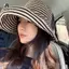 Mũ ngư dân vành rộng Mũ chống nắng sọc màu nhẹ để sử dụng ngoài trời mùa hè mới