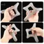 Hình Guasha Board Nhựa Máy Mát Xa Cạp Trung Quốc Gua Sha Dụng Cụ Cho Mặt Ne Ba Cơ Thể Châm Cứu Áp Lực
