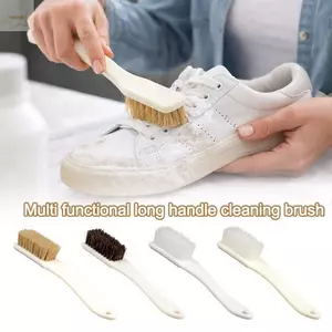 Bàn chải giày AWNGD, Tay cầm dài Bàn chải làm sạch nội thất ô tô, Đa chức năng Tóc Boar tự nhiên Lông mềm Bảo trì bàn chải nội thất ô tô