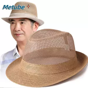 Mũ Jazz METUBE Panama, Mũ Fedora khô nhanh lưới, Mũ câu cá thoáng khí thời trang Thể thao ngoài trời