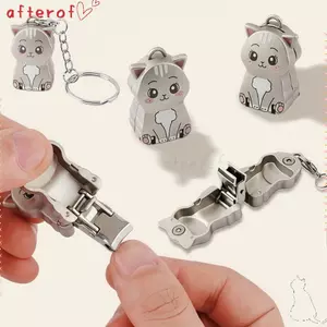 Tông đơ cắt móng tay AFTEROF, Tông đơ cắt móng tay bằng thép không gỉ có thể gập lại, Dụng cụ cắt móng tay bền dễ thương di động