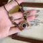 PNPIA- Vintage Nâu Camera Mặt Dây Chuyền Nelace 2025 Mới Kpop Hip-Hop Đơn Giản Cá Tính Nam Nữ Punk Y2K Quyến Rũ Phụ Kiện Trang Sức