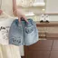 Quần short Denim bé gái (80-140) Bộ đồ mùa hè Phong cách mới mặc ngoài thường ngày