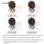AqToCna Tổng Hợp Xoăn Bun Xộn Móng Vuốt Chignon Kẹp Tóc Co Giãn Scrunchies Hairpieces Donut Updo Tóc Miếng Dành Cho Nữ AqToCna