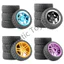 4 Cái 65mm 12mm Hex Wltoys 144001 124007 124019 Lốp cao su A959-B 65mm & Vành bánh xe kim loại – Tay cầm bền bỉ cho xe đua RC tốc độ cao