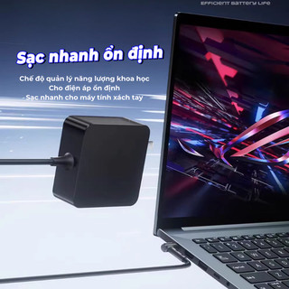 BJ Sạc cho Laptop cho Asus 19V 3.42A 65W Chân To 5.5x2.5mm Bảo Hành 24 Tháng Cho VivoBook ZenBook Expert ProArt Type C