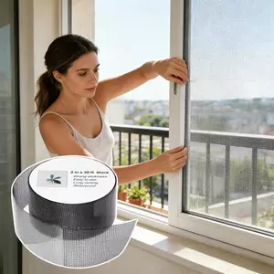 Keo Chắc Chắn Màn Hình Cửa Sổ Sửa Chữa Băng Màn Hình Cửa Sổ Mend Miếng Dán Cho Sân RV Người Cắm Trại Lan Can Bể Bơi Ban Công shopidaevn
