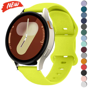 Dây đeo silicon 20mm 22mm cho Huawei Watch GT6 5 Pro 46mm 42mm cho Samsung Galaxy Watch 7 6 5 4 40mm 44mm vòng đeo tay