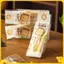 100 Chiếc Bánh Sandwich Bọc Đặc Biệt Dùng Một Lần Dễ Xé Trong Suốt Tam Giác Bánh Nướng Bánh Mì Túi Đựng