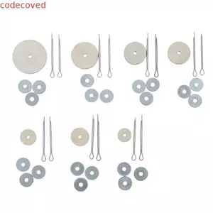 COSCOVED Khớp Gỗ Kết Nối Phụ Kiện Búp Bê 12-30mm 10 Bộ Đồ Chơi Trẻ Em Thủ Công Phụ Kiện Búp Bê Chất Liệu DIY Khớp Búp Bê