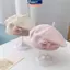 MAKY Hoa Bé Mũ Nồi Mũ Mùa Đông Ấm Áp Dệt Kim Mũ Bò Cho Trẻ Sơ Sinh Bé Gái Hàn Quốc Tập Đi Công Chúa Nghệ Sĩ Màu Trơn Mũ Họa Sĩ VN