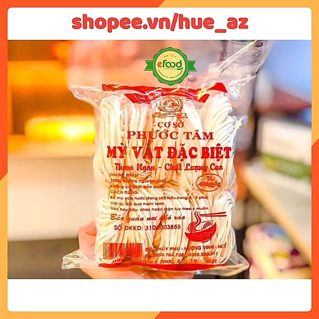 400g Bánh canh bột mì khô Phước Tâm - Đặc sản Huế