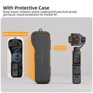 Dành Cho DJI OSMO Pocket 4P Hộp Bảo Vệ Cầm Tay Chống Rơi Có Bộ Lọc Camera Pocket 4 Pro Phụ Kiện