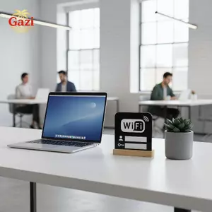 Bảng hiệu mạng WiFi gương Acrylic Thiết kế sang trọng để sử dụng tại nhà và phòng khách [VN]