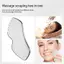 Trong kho thép không gỉ gua SHA Hội Đồng Quản Trị mặt nâng cơ thể cạo Massager để giảm đau cá tuyết