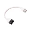 NAMA 9 Pin Cáp Tiêu Đề Bên Trong USB A Nam Trắng Tay Dây 20cm Cho Máy Tính Để Bàn Kết Nối USB Vỏ PC Đầu Dây Và