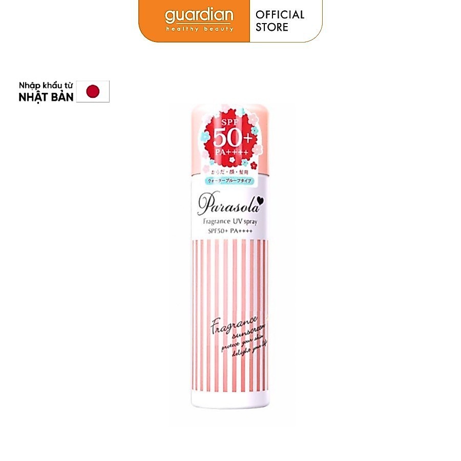Xịt Chống Nắng Giúp Dưỡng Da Parasola Fragrance Uv Cut Spray Spf50+ Pa++++ 90Gr