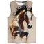 Mới Cool Horse Graphic 3D Print Tank Top Nam, Áo thun không tay thời trang mùa hè, Áo Vest thể thao thông thường mềm mại