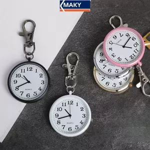 Đồng hồ thạch anh di động MAKY dành cho học sinh, y tá, móc khóa, áo choàng có pin và đồng hồ cổ điển dành cho bác sĩ VN