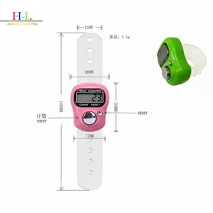 HL Finger Counterpass LED Điện Tử Cầm Tay Tally Counter Clier Counter Ring LMWU