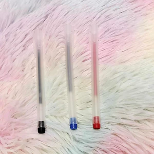 BUJO - Bút Gel nắp rời và Ruột Thay thế được ♥ Mực Đen / Đỏ / Xanh Ngòi 0.5 🌸 Bút mực HSSV dễ thương, trang trí sổ, DIY