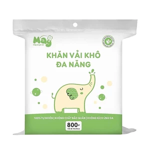 Khăn Khô Đa Năng Mây Cao Cấp 400G, 800G Vải Không Dệt Siêu Mềm Mại, Thấm Hút Tốt, An Toàn Tuyệt Đối Cho Trẻ Sơ Sinh