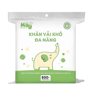 Combo 2 bịch khăn vải khô đa năng cao cấp Mây organic 800g mềm mỏng nhẹ